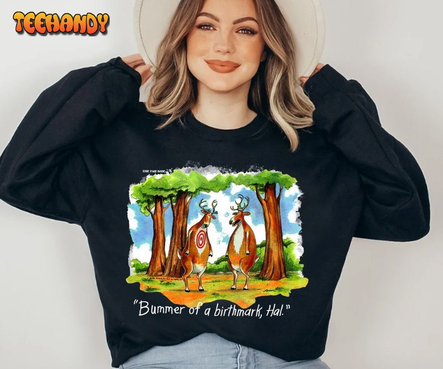 1990s The Far Side Bummer Of A Birthmark T-Shirt, The Far Side T-Shirt