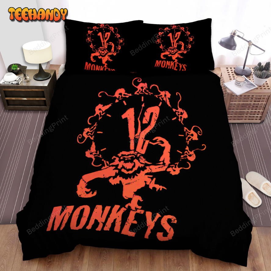 12 Monkeys (2015-2018) Bruce Willis Movie Poster Duvet Cover Bedding Sets