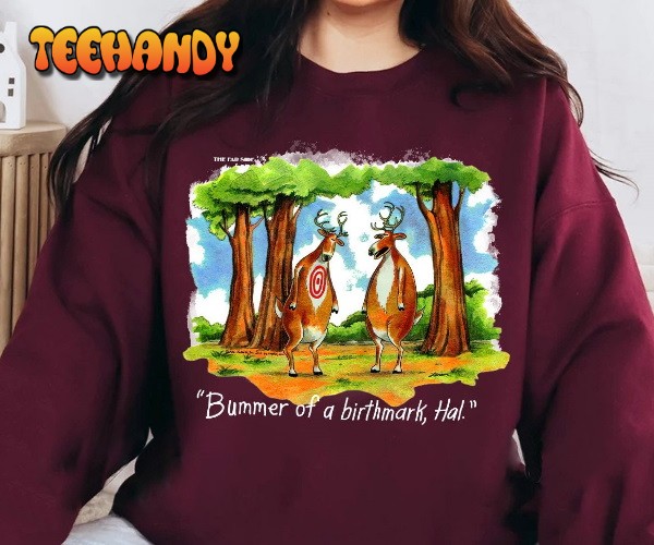 1990s The Far Side Bummer Of A Birthmark T-Shirt, The Far Side T-Shirt