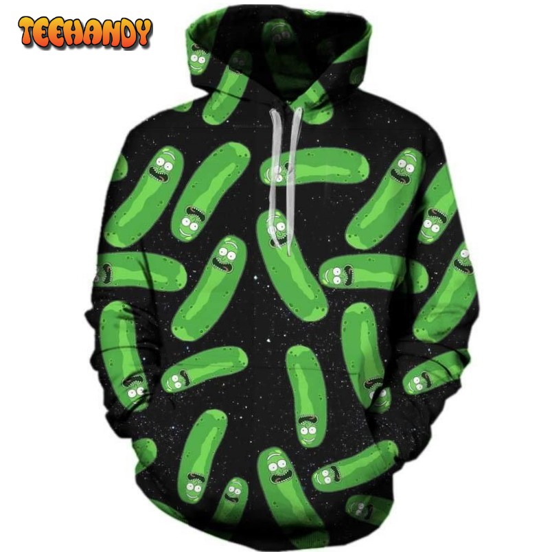 2017 Fashion Rick and morty Hip hop 3d Hoodies Hot cartoon pickle rick 3d