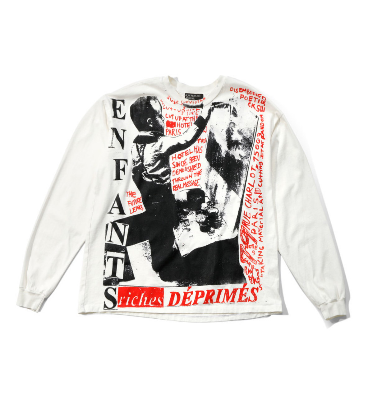 ‘Future Leaks” 3D Long Sleeve Jimin BTS Wear Enfants Riches Deprimes ”Future Leaks” Long Sleeve