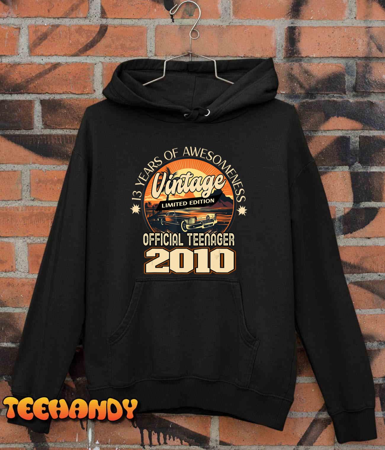 13th Birthday 2010 Vintage Celebration – 13 Years Old Gag T-Shirt