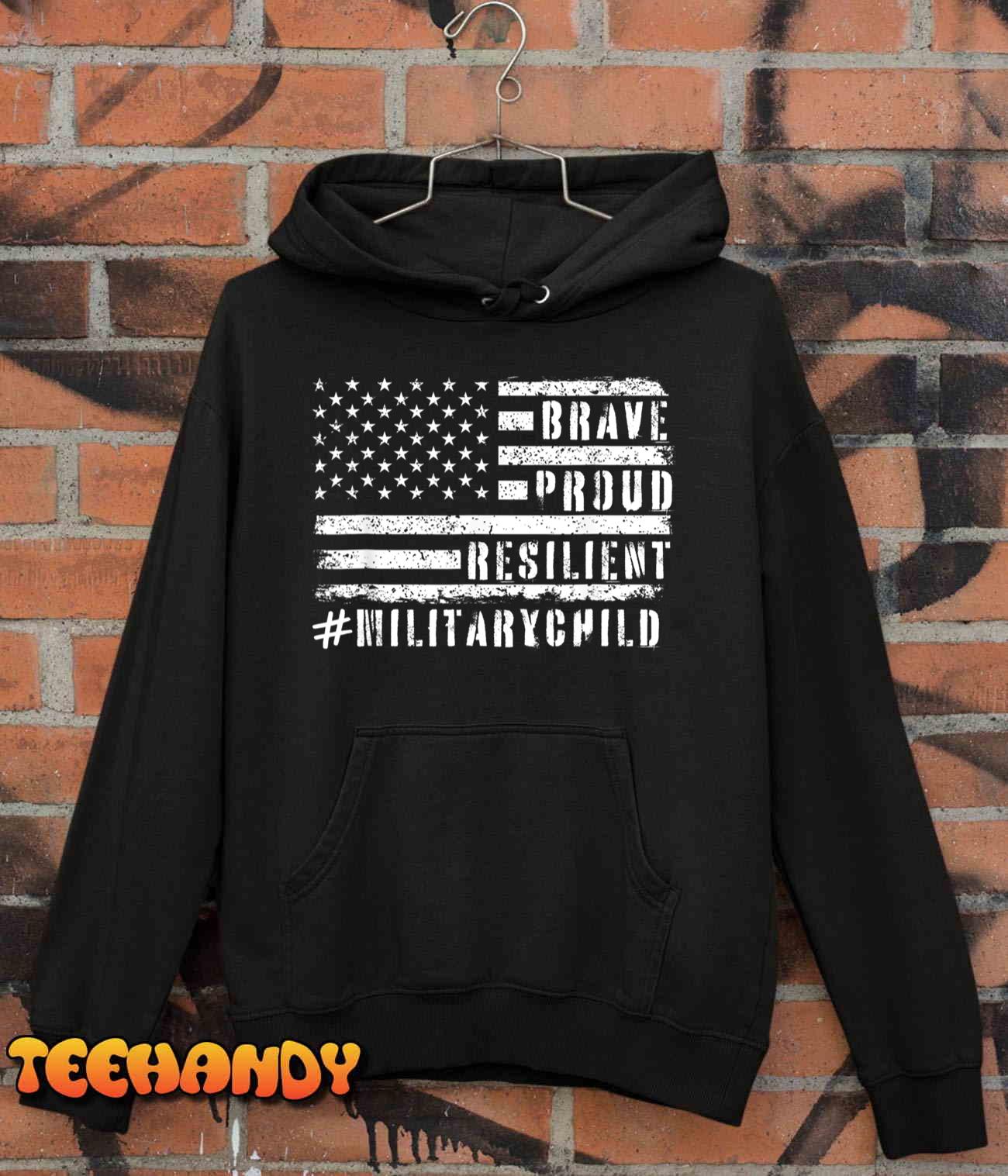 2023 Month Military kids Military Child Adult Purple UP T-Shirt