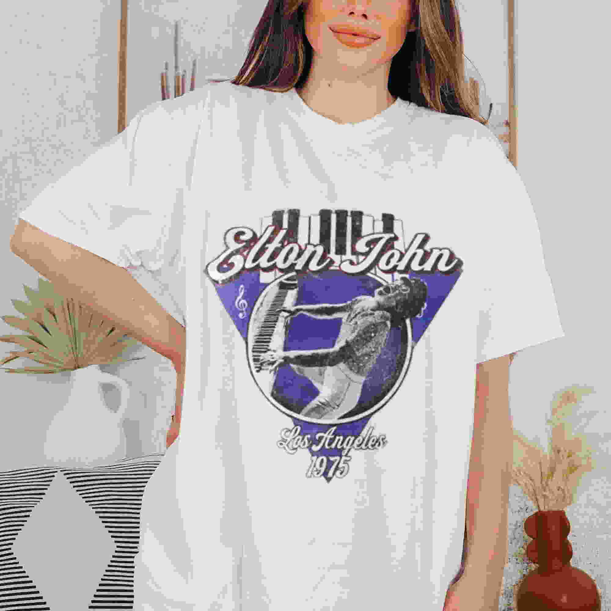 1975 Los Angeles Elton T-shirt