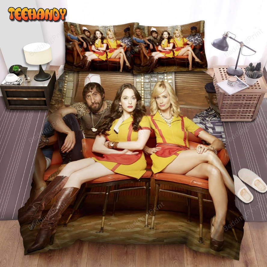 2 Broke Girls (2011-2017) Movie Poster Theme Duvet Cover Bedding Sets