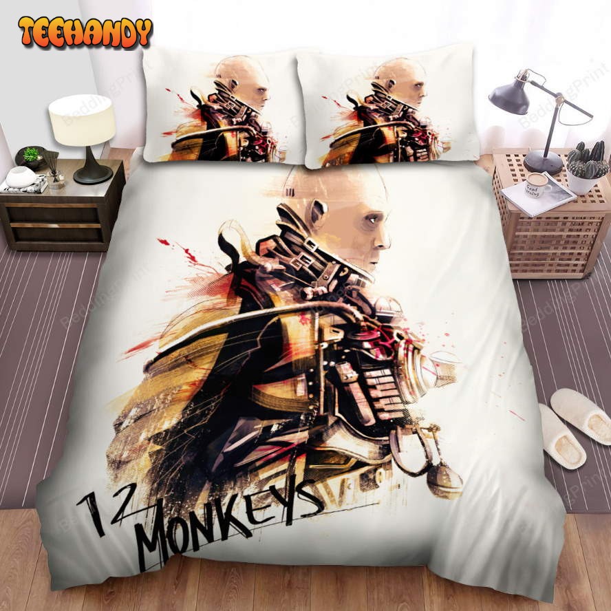 12 Monkeys (2015-2018) Armed Man Movie Poster Duvet Cover Bedding Sets