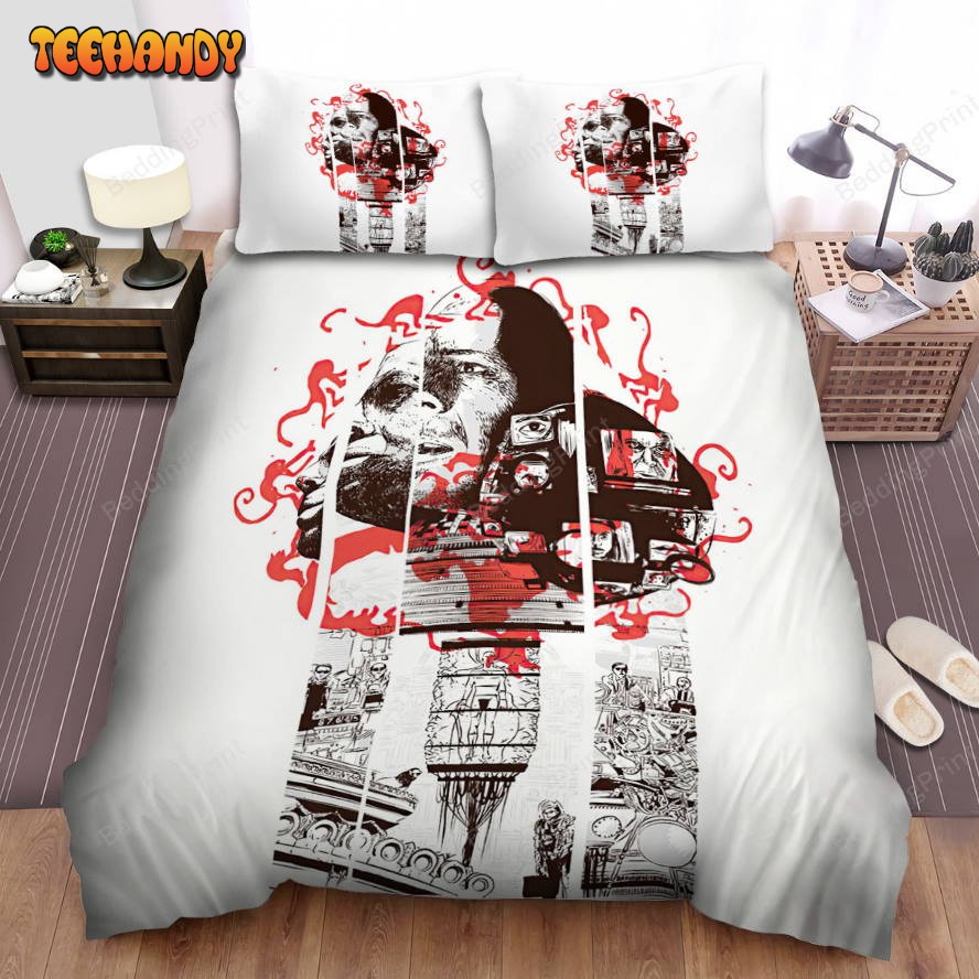 12 Monkeys (2015-2018) White Black And Red Movie Poster Bedding Sets