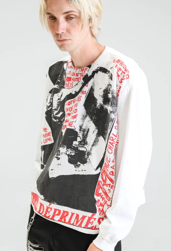 ‘Future Leaks” 3D Long Sleeve Jimin BTS Wear Enfants Riches Deprimes ”Future Leaks” Long Sleeve