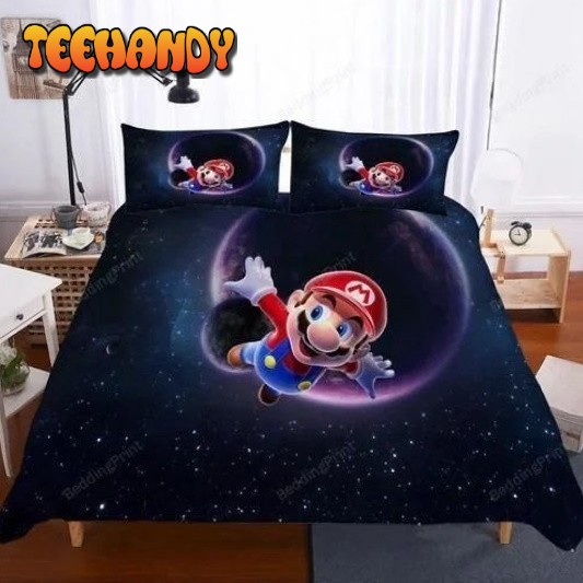 2018 Game Mario 3d Digital Printing For Kids Duvet Cover Bedding Set