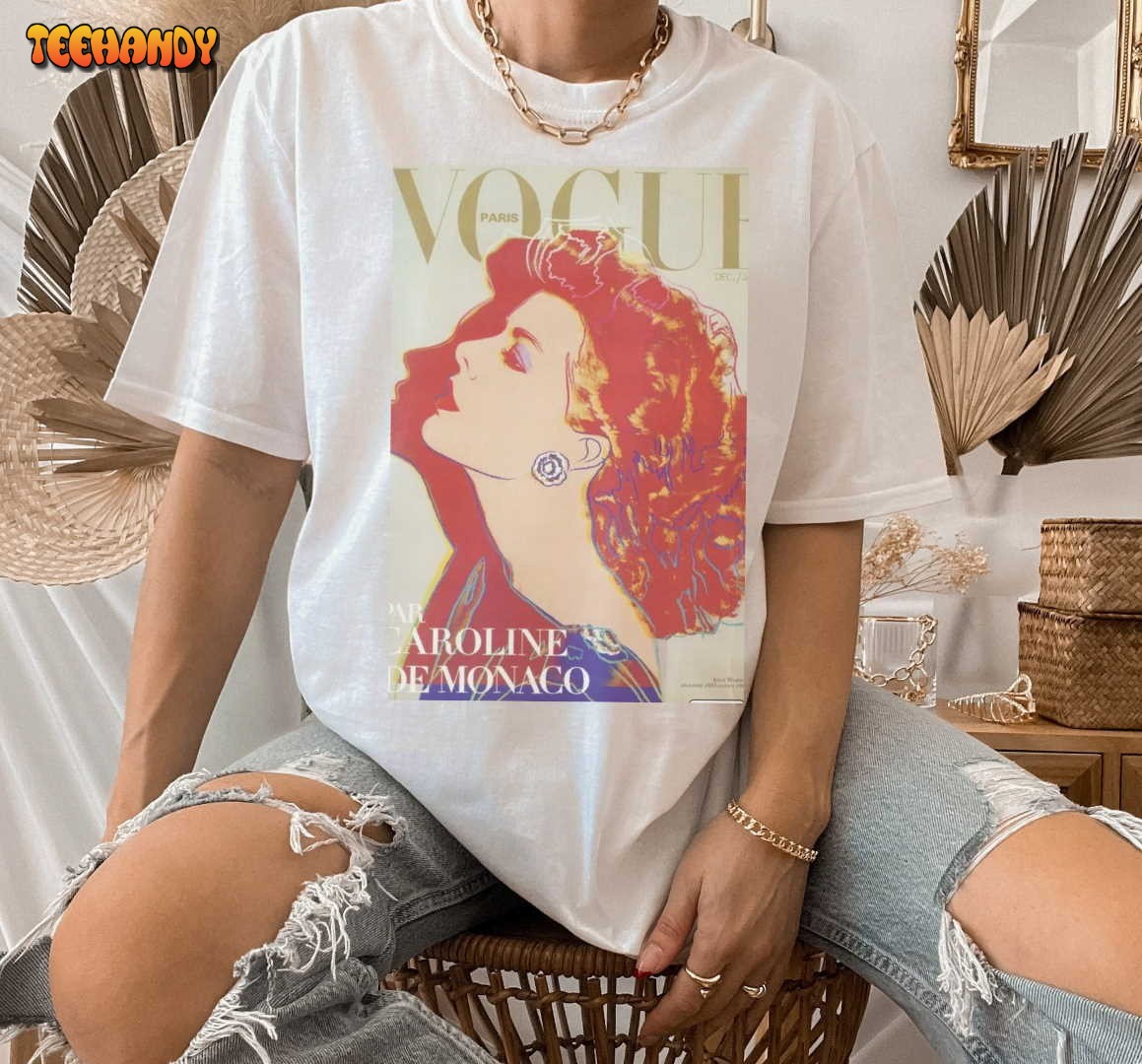 1980s Vogue Women’s Relaxed tshirt, Vogue t-shirt, 80s T Shirt